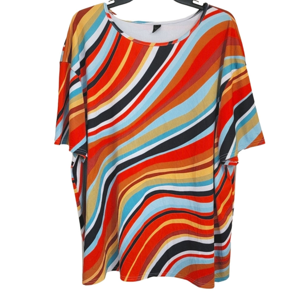 Shein Patterned Blouse - Picture 4 of 7